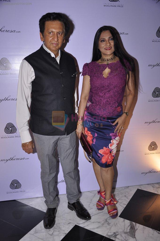 Aarti Surendranath, Kailash Surendranath at Rahul Mishra's Woolmark fashion show in Tah Hotel, Mumbai on 3rd July 2014