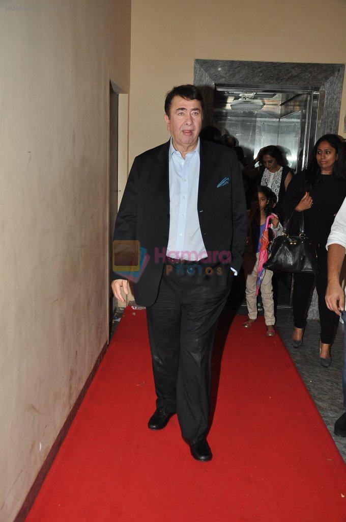 Randhir Kapoor at Lekar Hum Deewana Dil Premiere in PVR on 4th July 2014
