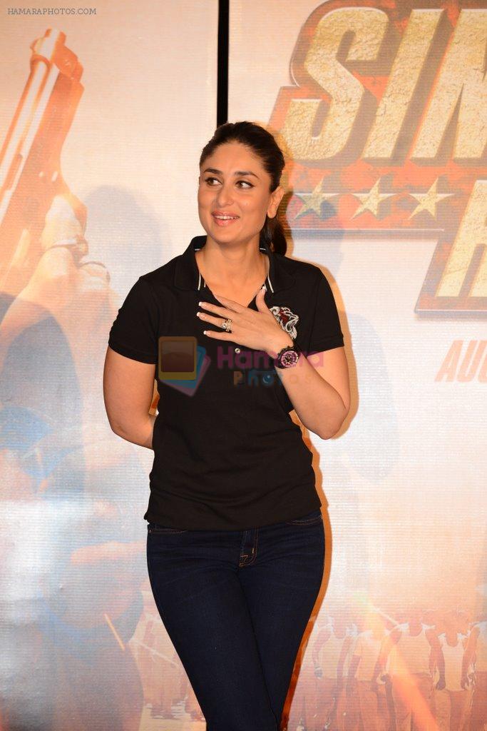Kareena Kapoor at the Trailer launch of Singham Returns on 11th July 2014