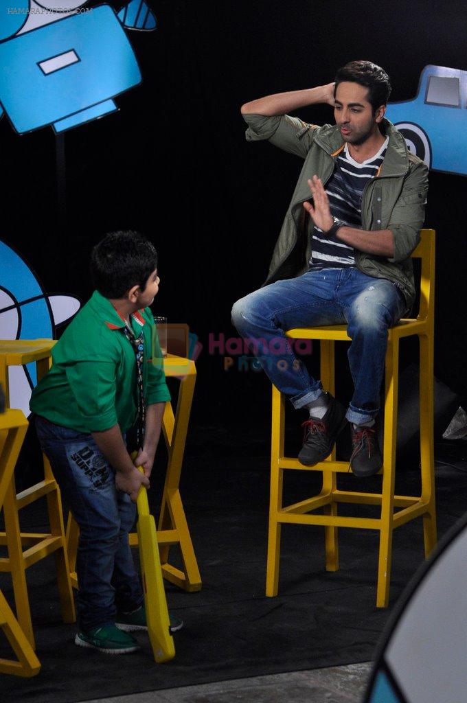 Ayushman Khurana on the sets of Captain Tiao in Mumbai on 12th July 2014