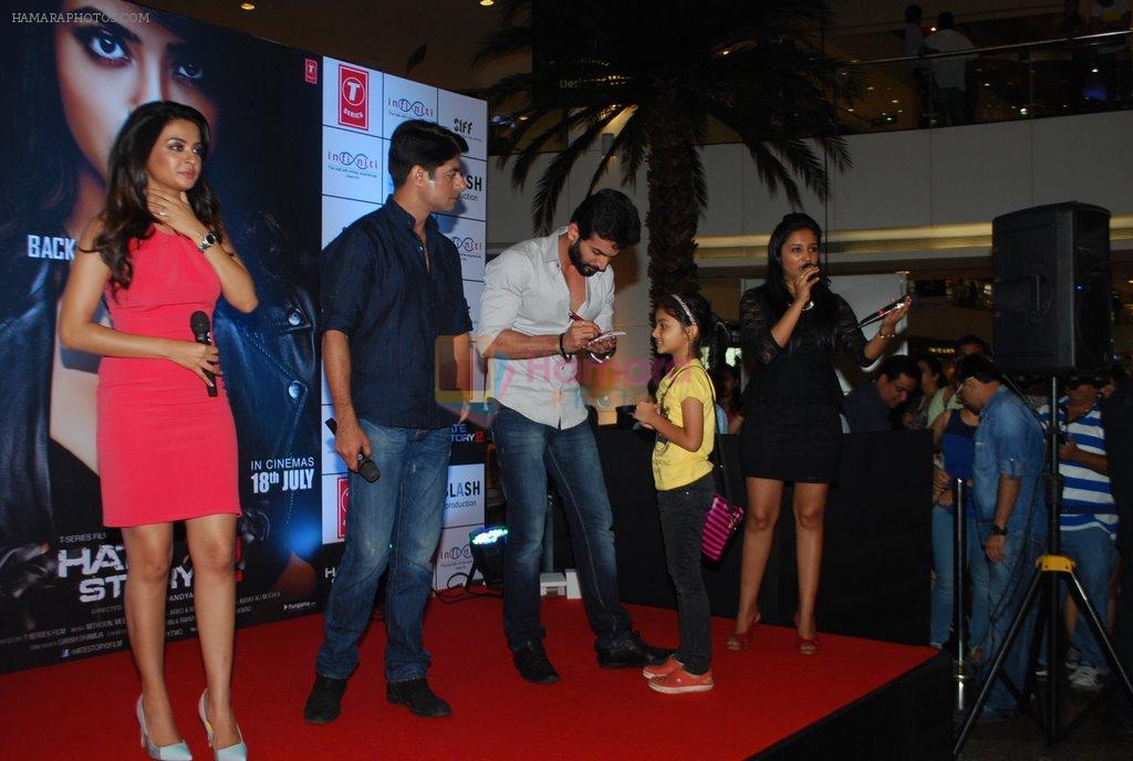 Surveen Chawla, Jay Bhanushali, Sushant Singh at Hate Story 2 promotions in Mumbai on 12th July 2014 (20