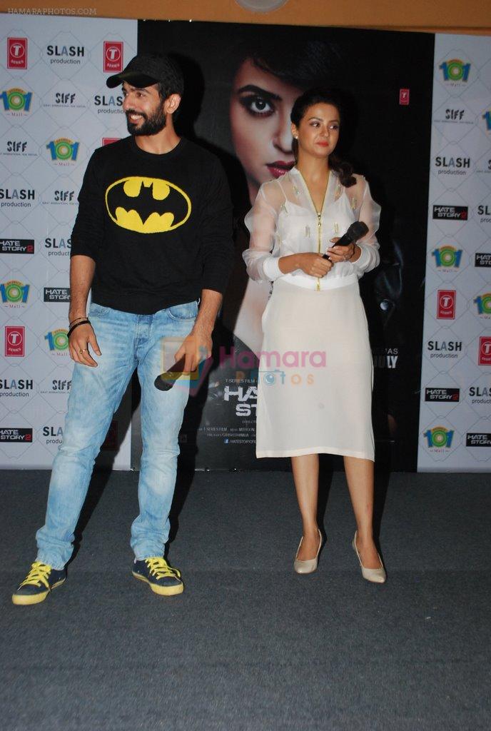 Surveen Chawla, Jay Bhanushali at Hate story 2 promotions in Mumbai on 13th July 2014