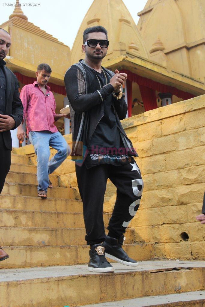 Yo Yo Honey Singh spotted at the promo shoot of his new show India's Raw Star happening at film city Mandir on 13th July 2014