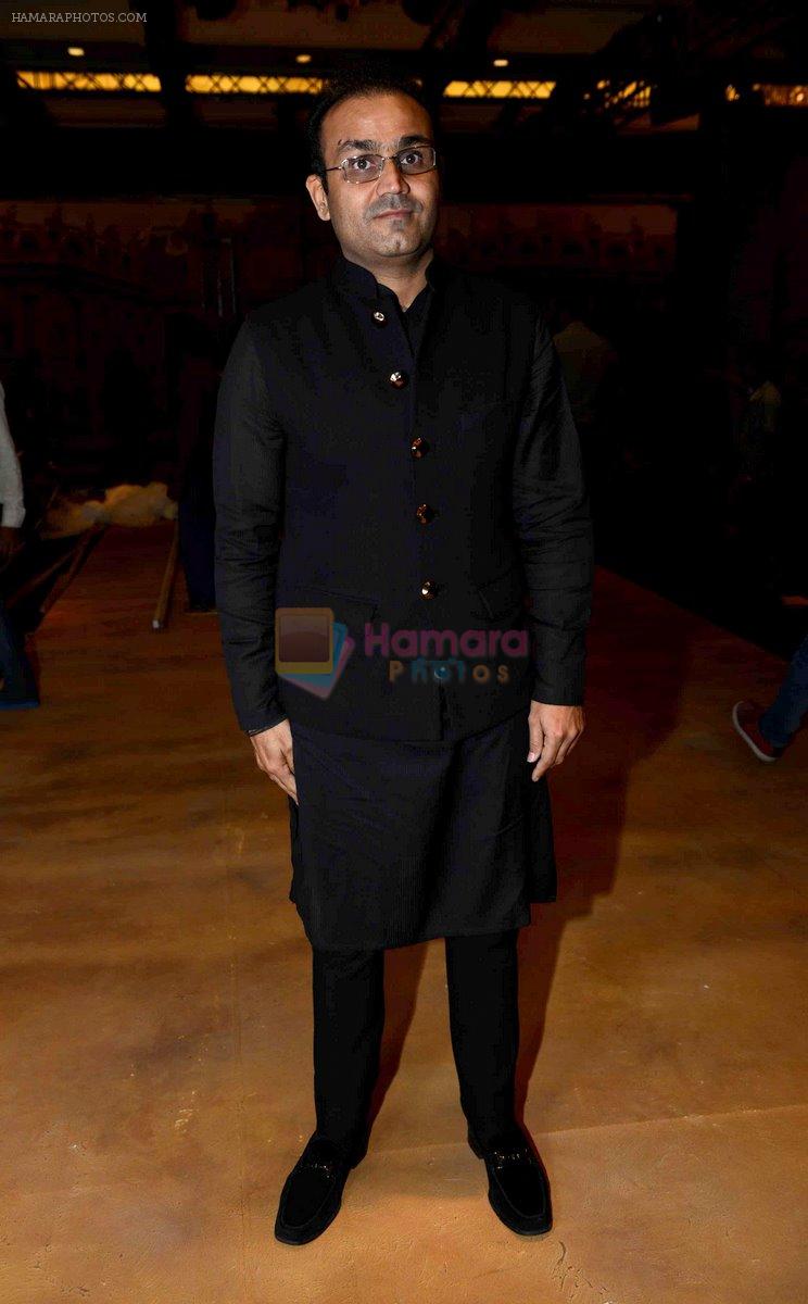 Virender Sehwag walk for Rimple & Harpreet Narula show on final day of India Couture Week in Delhi on 20th July 2014