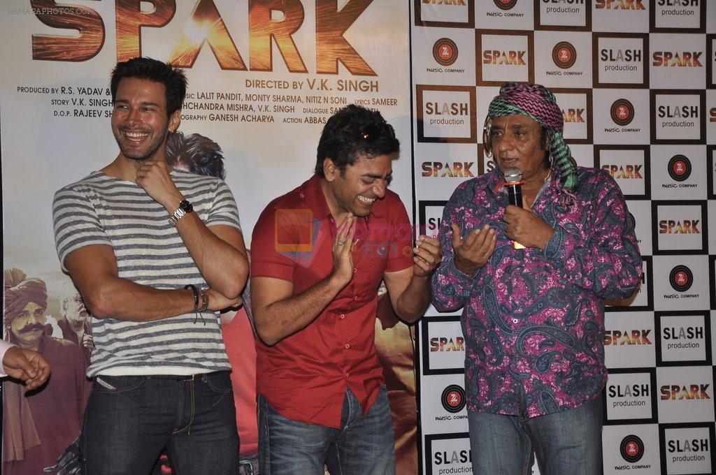 Rajneesh Duggal, Ranjeet, Ashutosh Rana at the Spark trailor launch in PVR, Mumbai on 21st July 2014