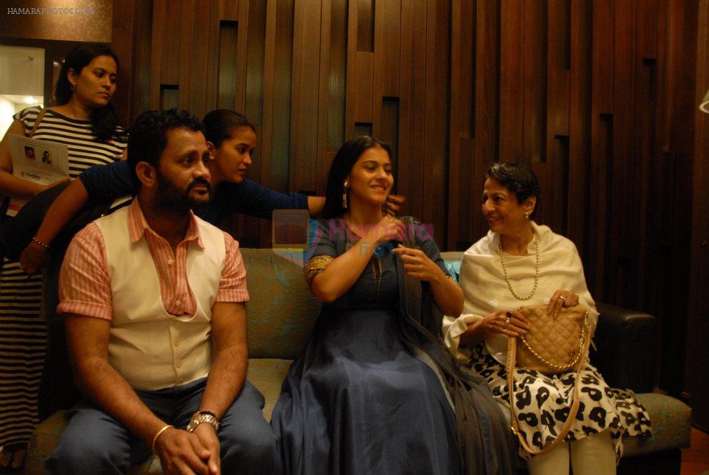 Kajol, Resul Pookutty, Tanuja  at breast cancer awareness seminar in J W Marriott, Mumbai on 24th July 2014