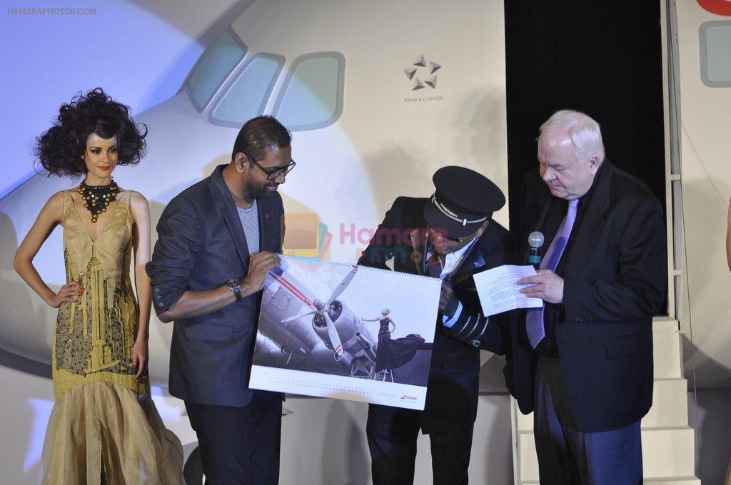 Narendra Kumar Ahmed launches his Swiss calendar in Trident, Mumbai on 25th July 2014