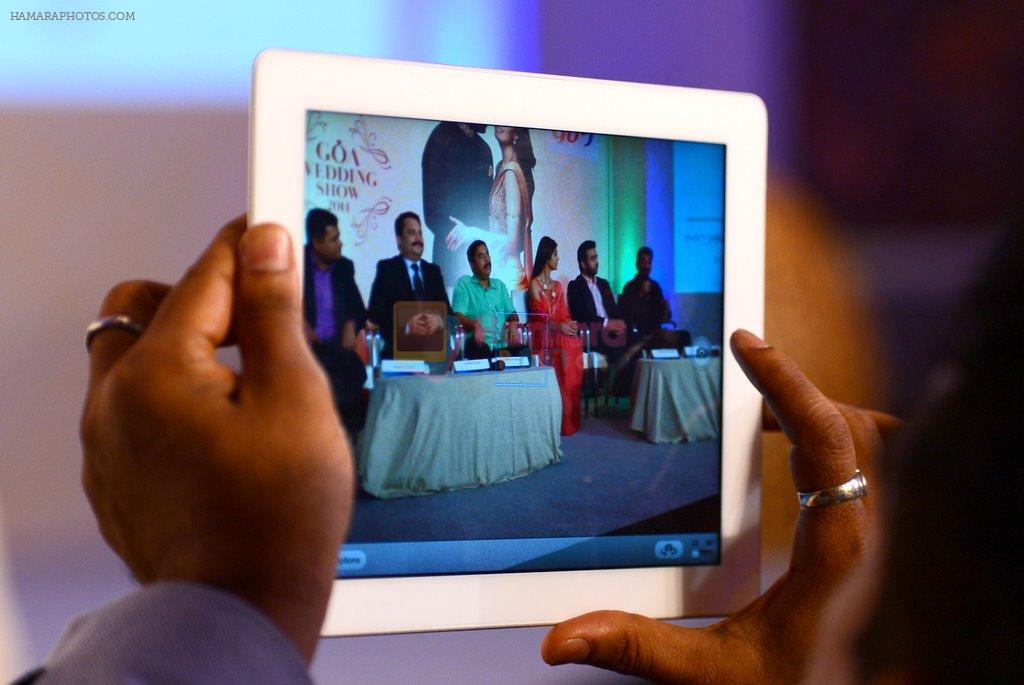 Wendell Rodericks, Shilpa Shetty, Raj Kundra at Goa Wedding fest launch in Novotel, Mumbai on 25th July 2014