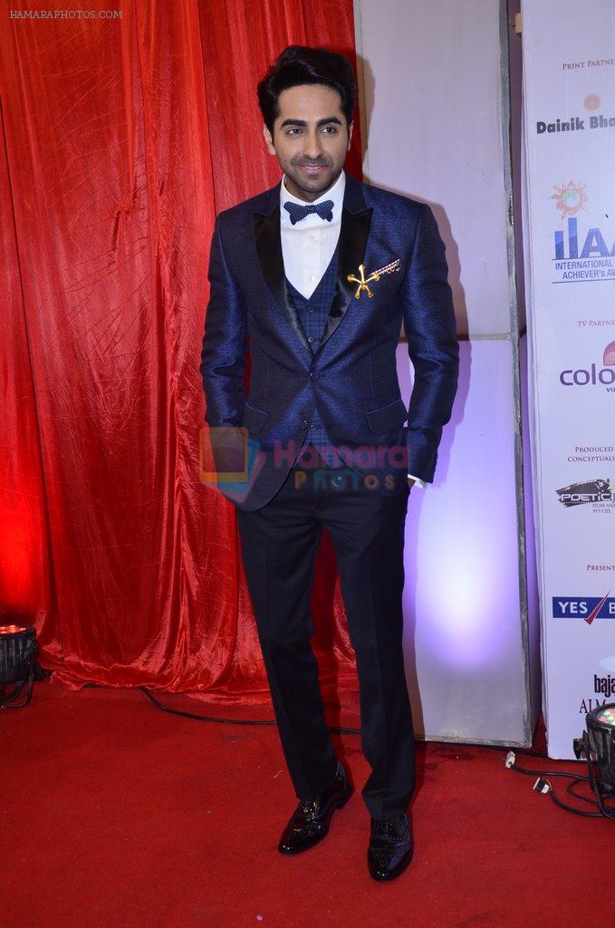 Ayushmann Khurrana at IIAA Awards in Filmcity, Mumbai on 27th July 2014