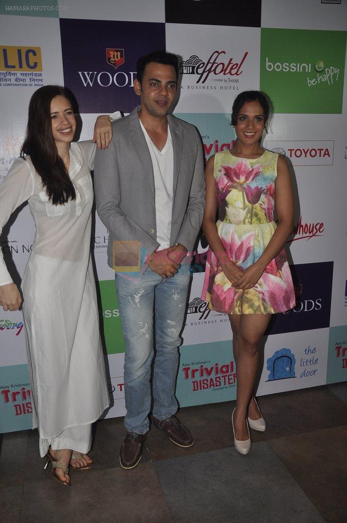Kalki Koechlin, Richa Chadda, Cyrus Sahukar launch their play Trivial Disasters in Andheri, Mumbai on 30th July 2014