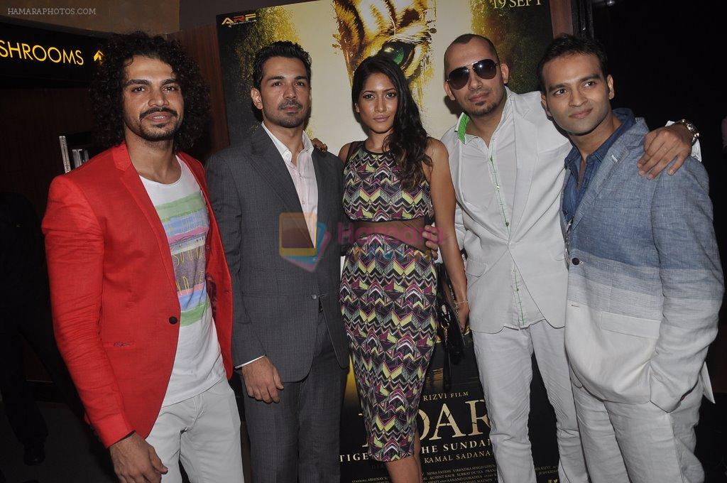 Himarsha V, Abhinav Shukla, Ali Quli at Kamal Saldanah's roar film launch in Mumbai on 31st July 2014