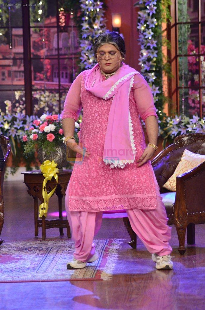 Ali Asgar on Comedy Nights with Kapil in Mumbai on 31st July 2014