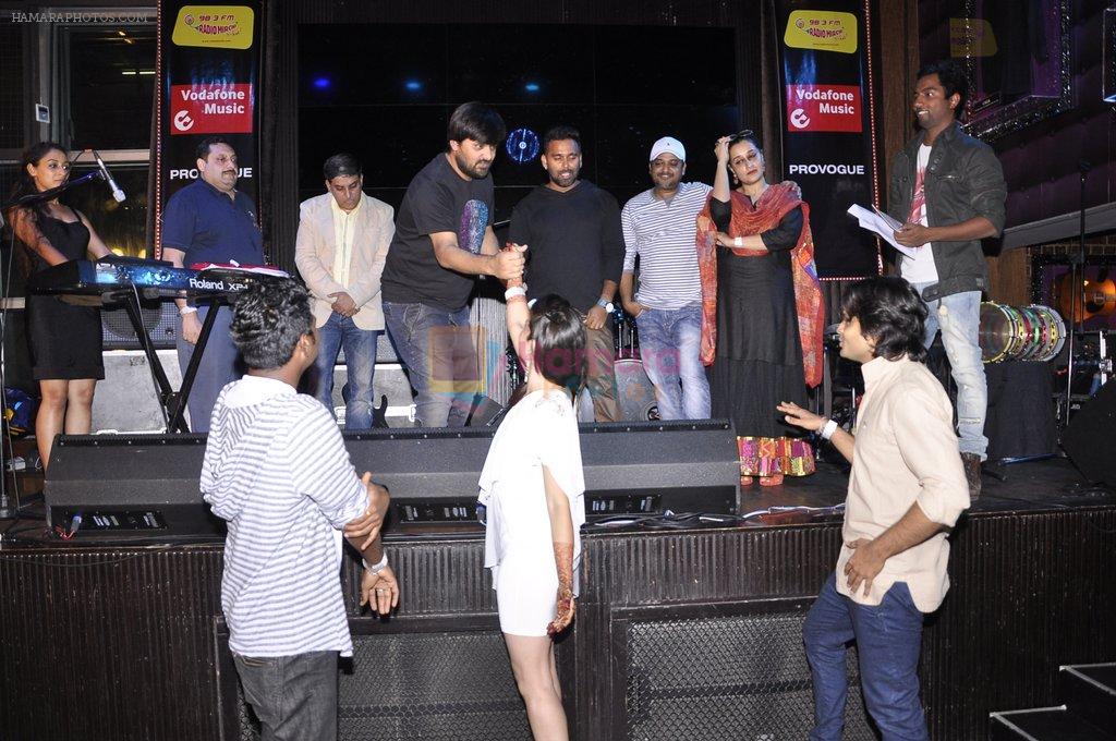 Wajid Ali at Mirchi Top 20 Awards in Hard Rock Cafe, Mumbai on 1st Aug 2014