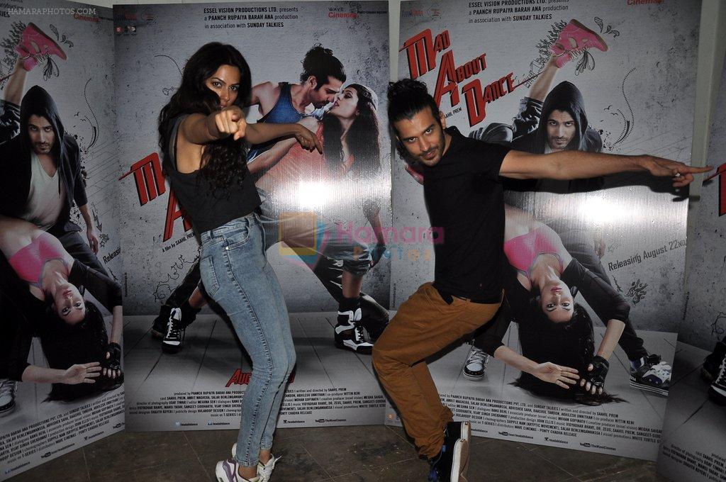 Amrit Maghera, Saahil Prem at Mad about dance promotions in Mehboob on 5th Aug 2014