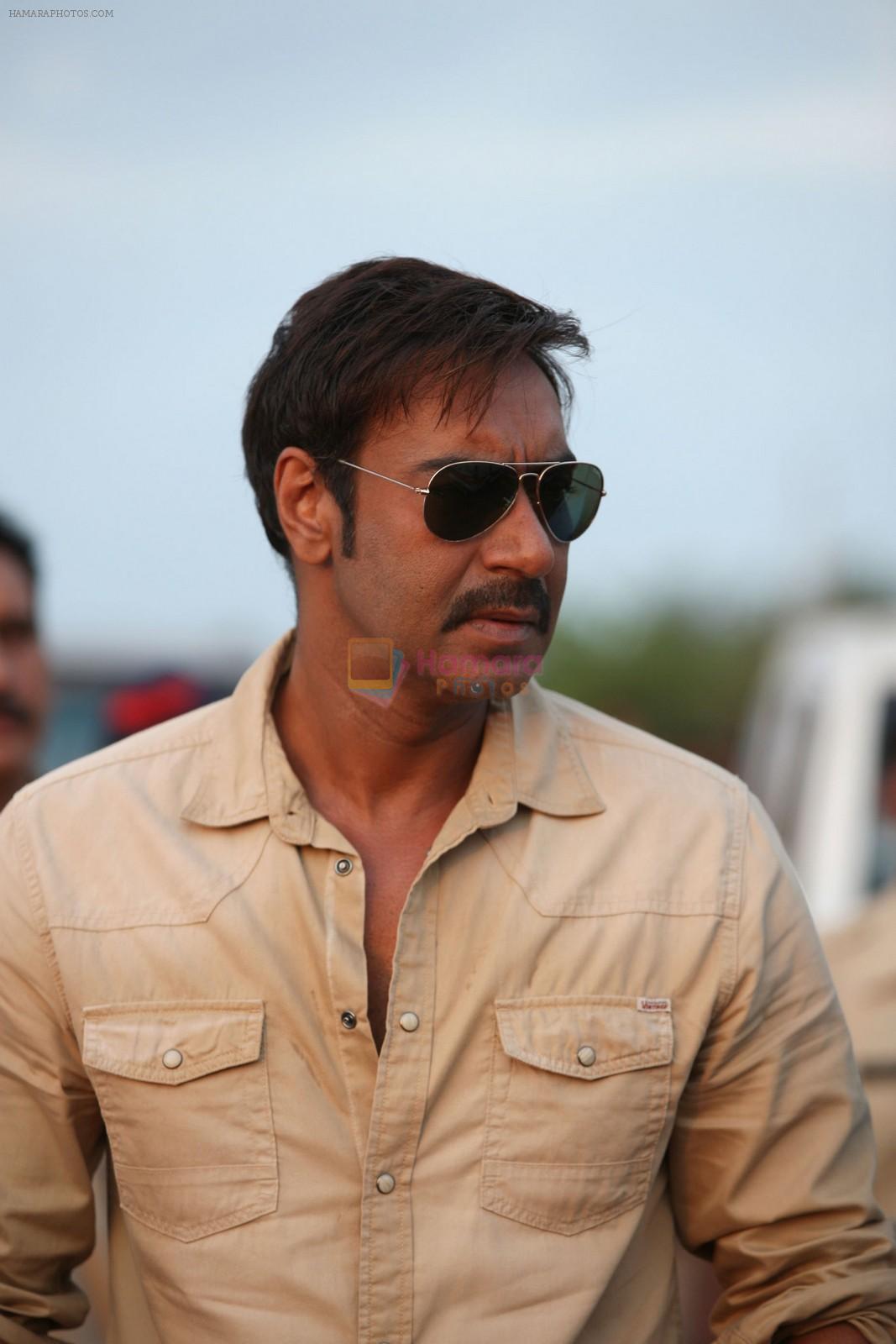 Ajay Devgan in the still from movie Singham Returns