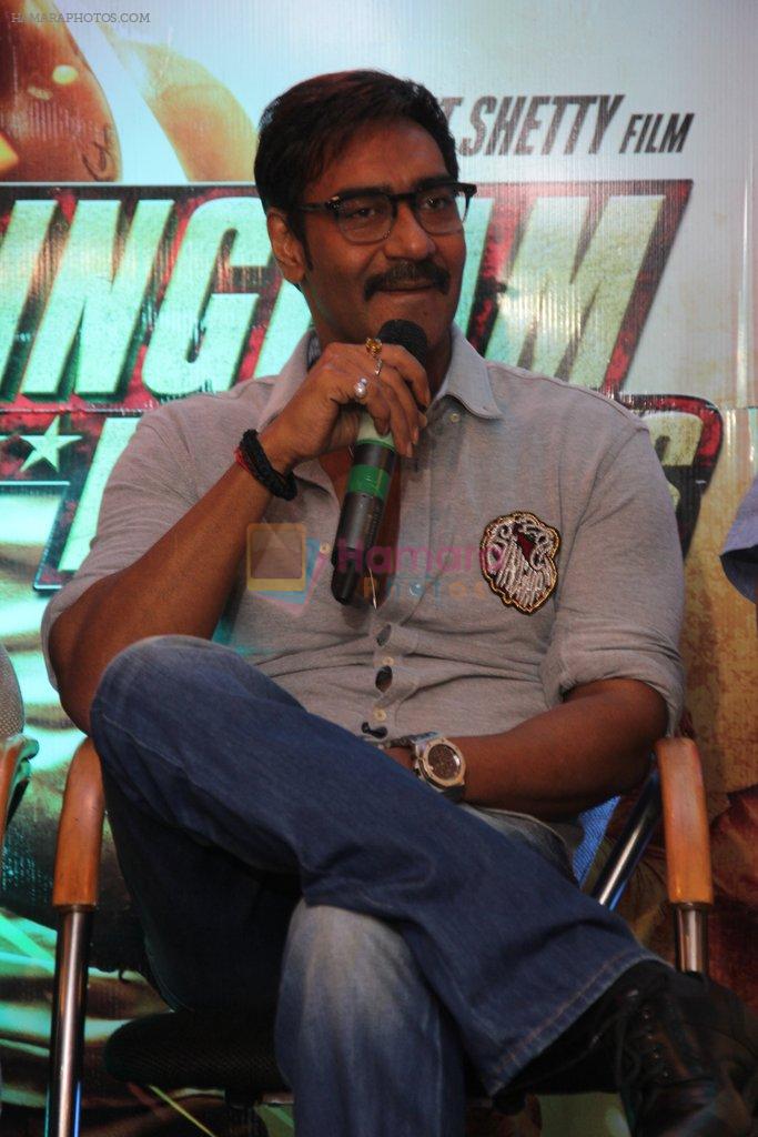 Ajay Devgan at Marathi film Rege promotions in Mumbai on 9th Aug 2014
