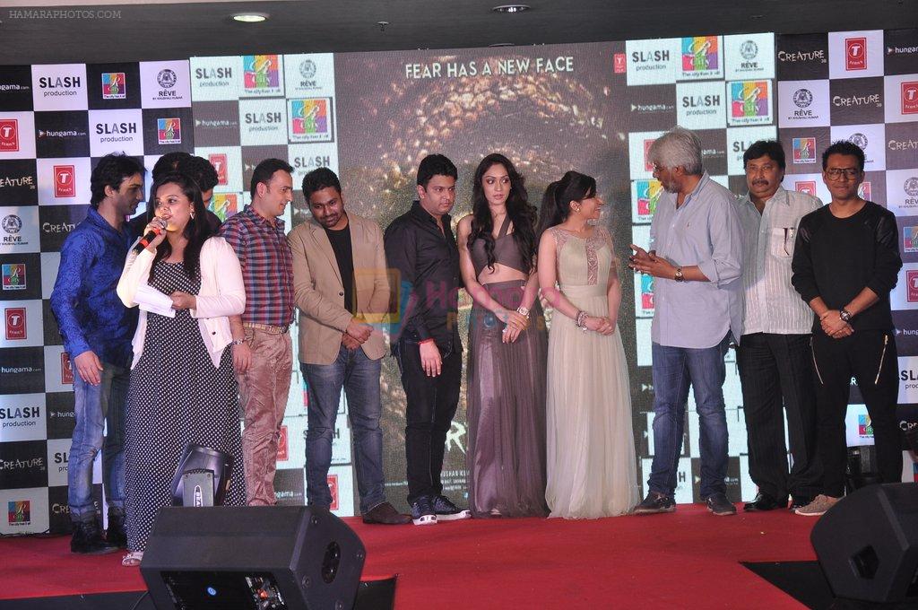 Vikram Bhatt, Bhushan Kumar, Bipasha Basu, Khushali Kumar, Tulsi Kumar on ramp to promote Creature 3d film in R City Mall, Mumbai on 12th Aug 2014