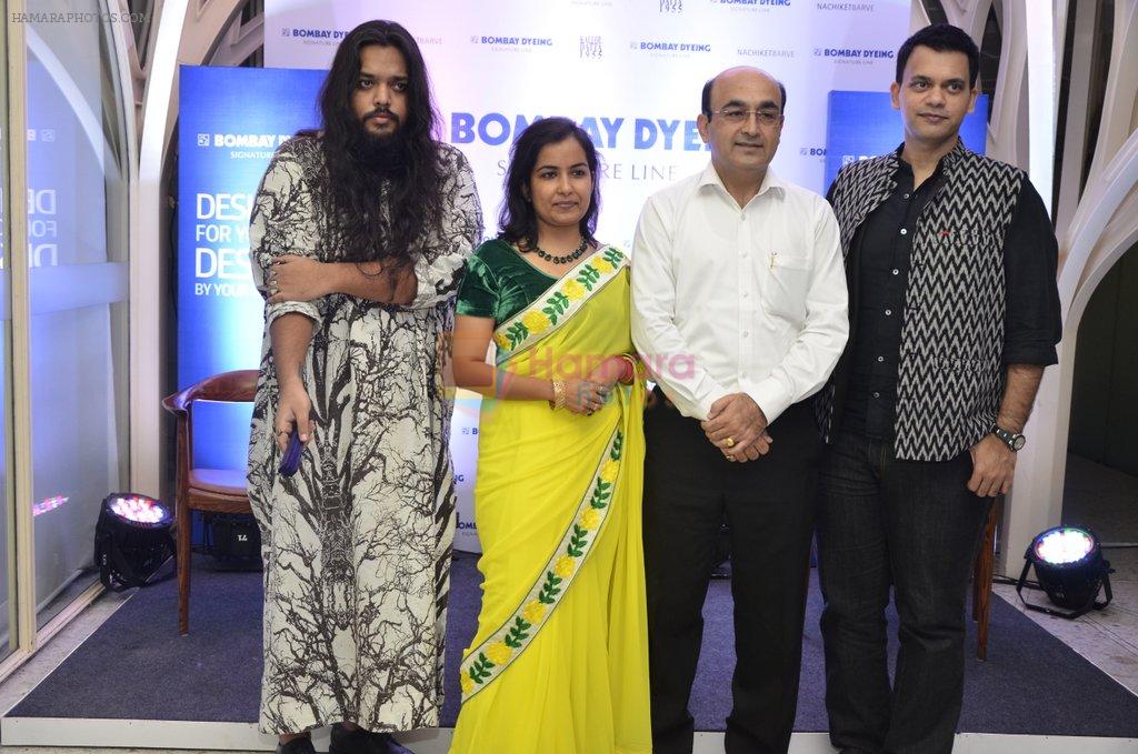 Kalol Datta and Nachiket Barve at Bombay Dyeing new home improvement range launch in Tote on 12th Aug 2014
