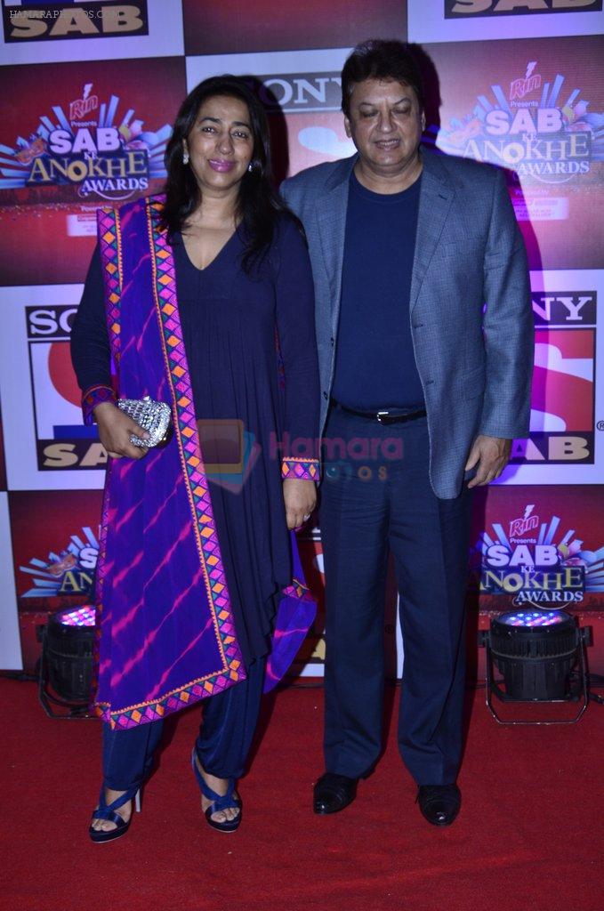 Anu Ranjan, Sashi Ranjan at SAB Ke anokhe awards in Filmcity on 12th Aug 2014
