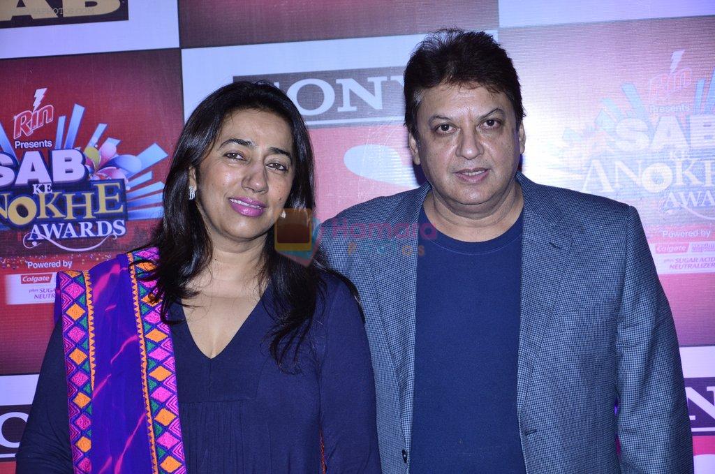 Anu Ranjan, Sashi Ranjan at SAB Ke anokhe awards in Filmcity on 12th Aug 2014