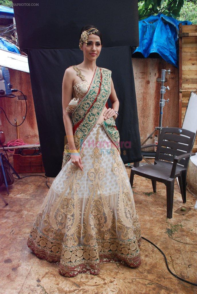 Alecia Raut at Rohit Verma's his newest collection Vrindavan on 14th Aug 2014