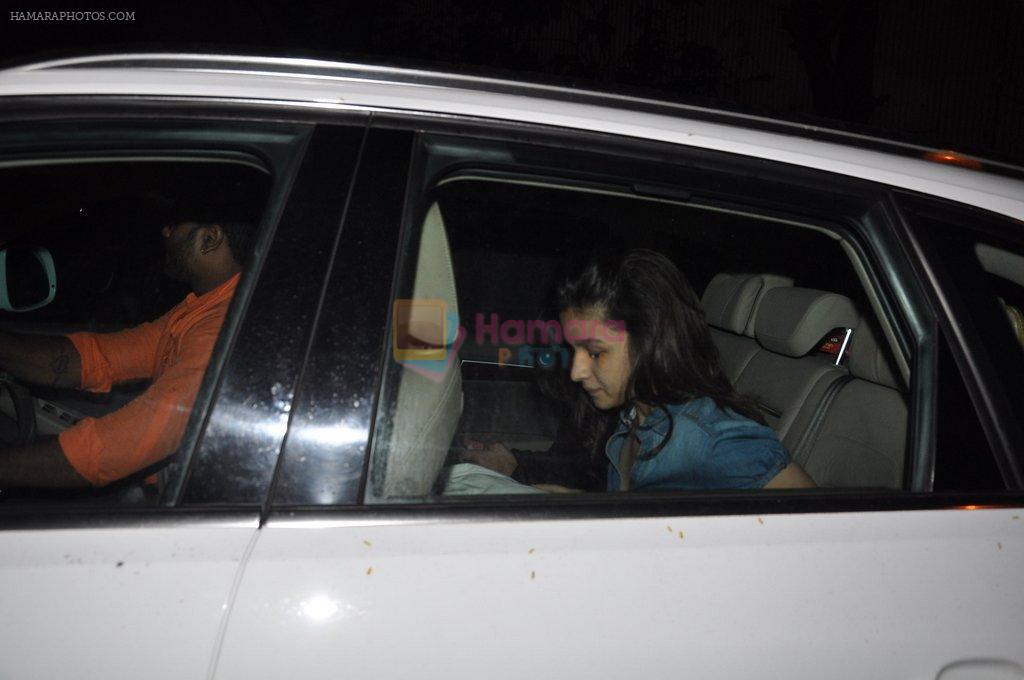 Alia Bhatt, Sidharth Malhotra snapped at Karan's house in Bandra, Mumbai on 15th Aug 2014