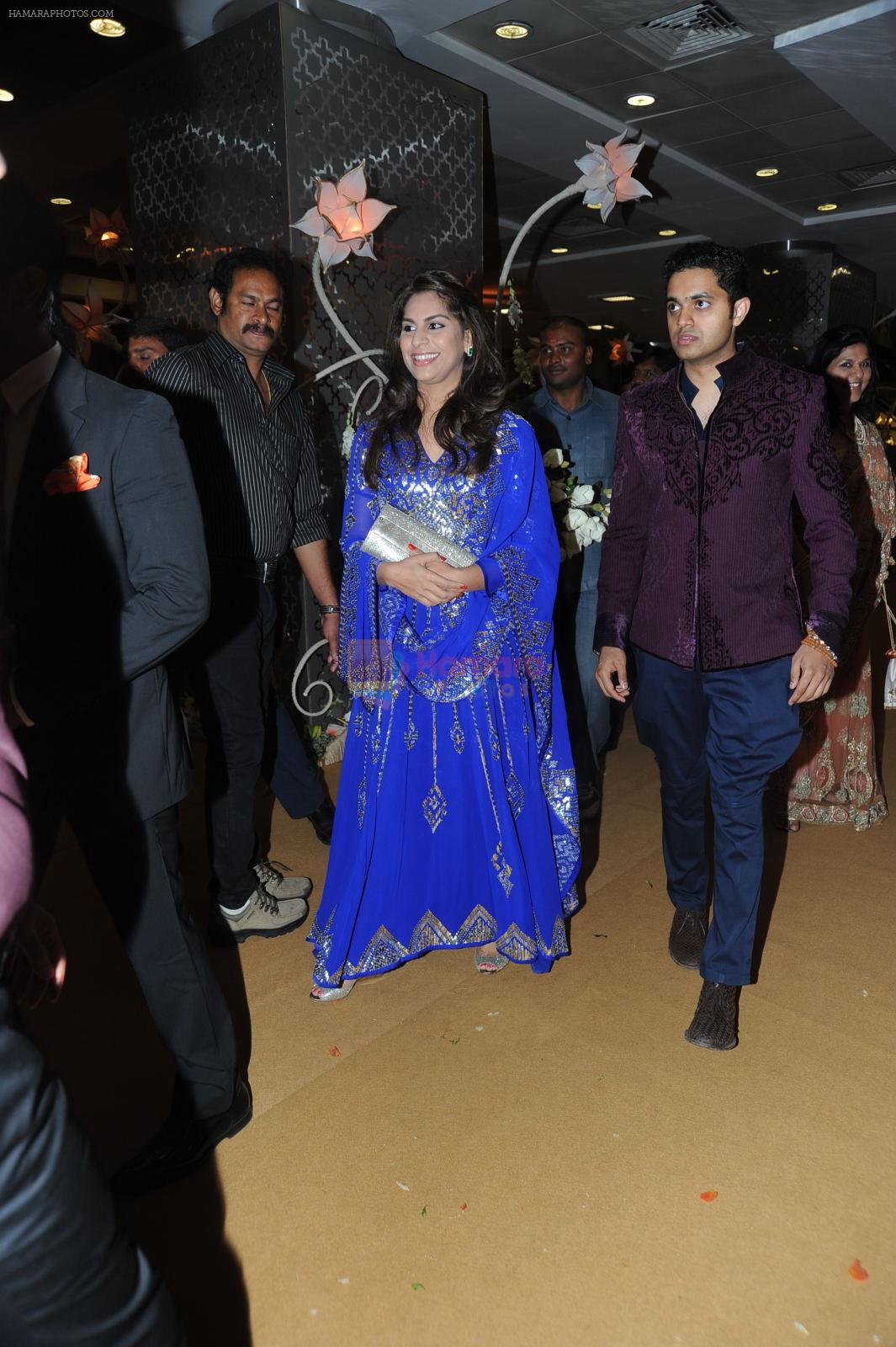 at Rajiv Reddy's engagement in Hyderabad on 17th Aug 2014