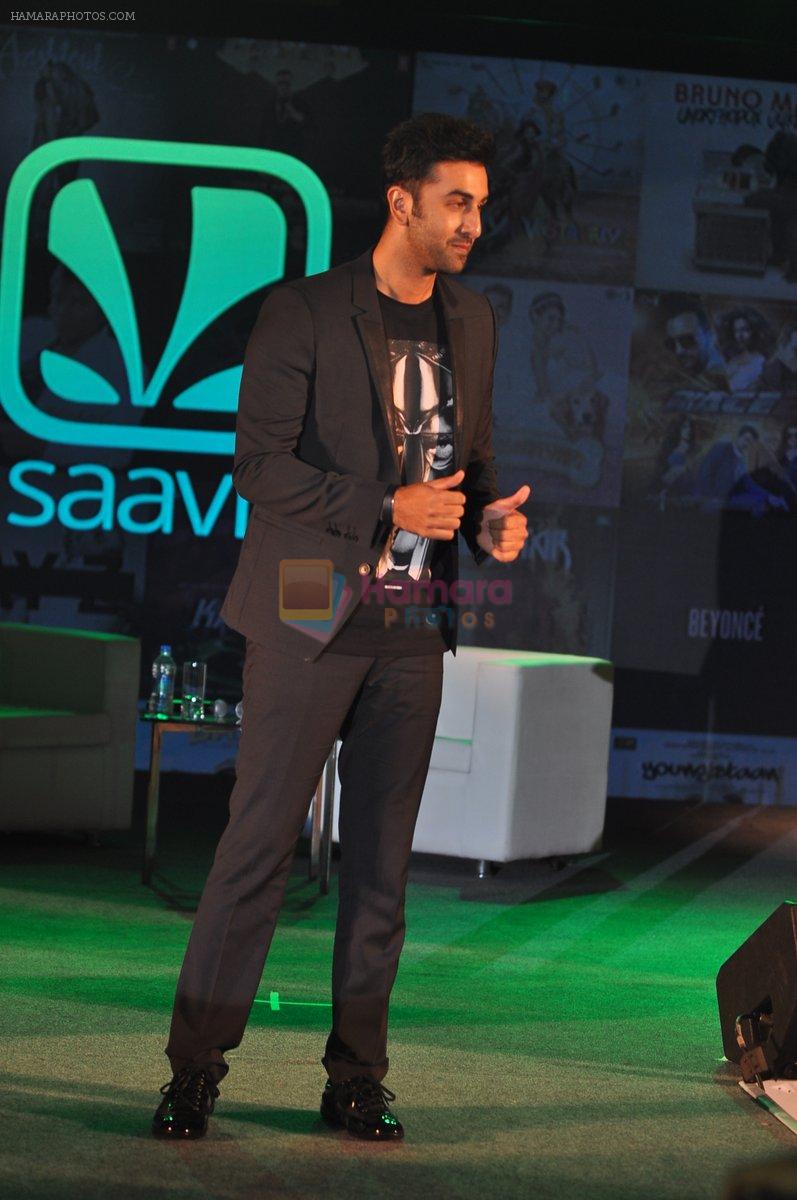 Ranbir Kapoor to endorse Saavn in India in Grand Hyatt, Mumbai on 19th Aug 2014
