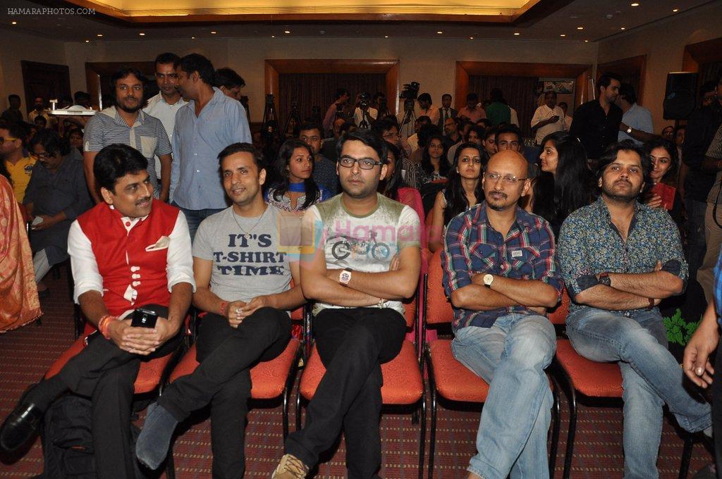 Shailesh Lodha, Kapil Sharma, Rajeev Thakur at Marudhar Album Launch in Mumbai on 21st Aug 2014