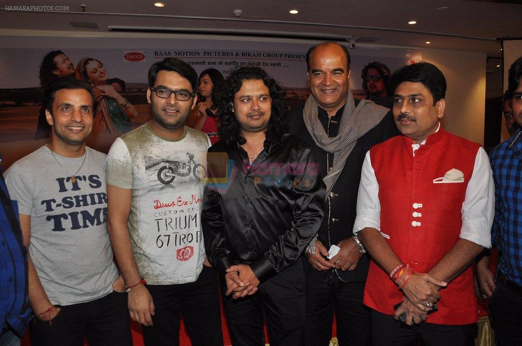 Shailesh Lodha, Surendra Pal, Raja Hasan, Kapil Sharma, Rajeev Thakur at Marudhar Album Launch in Mumbai on 21st Aug 2014
