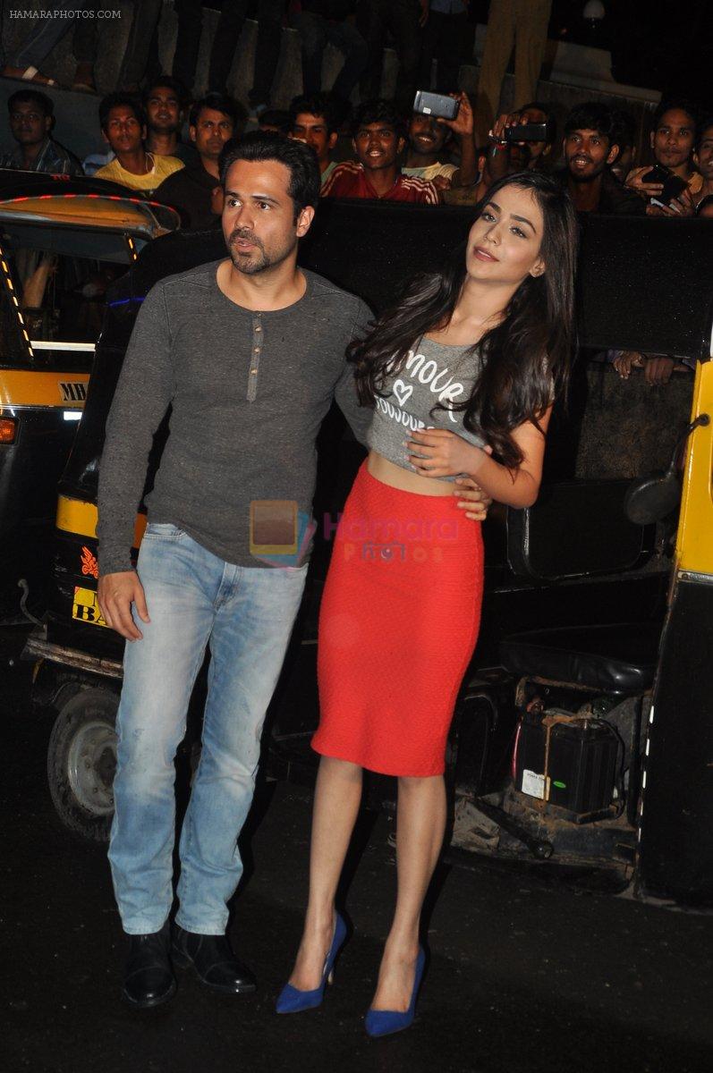Emraan Hashmi, Humaima Malik at Raja Natwarlal special screening for Rickshaw Drivers in Mumbai on 23rd Aug 2014
