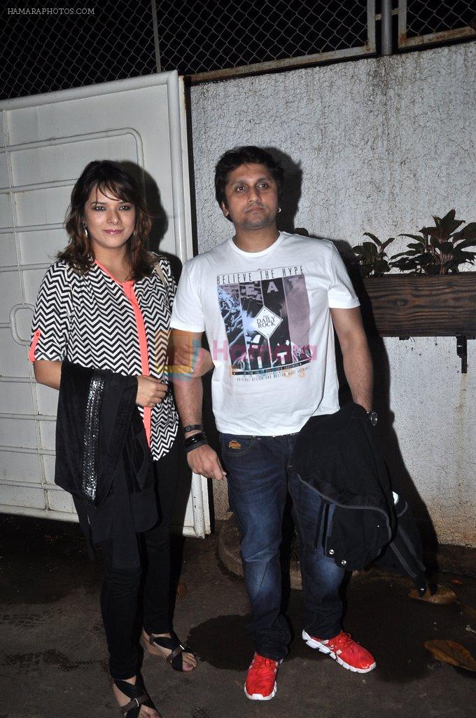 Mohit Suri, Udita Goswami at Raja Natwarlal Special Screening in Sunny Super Sound on 26th Aug 2014