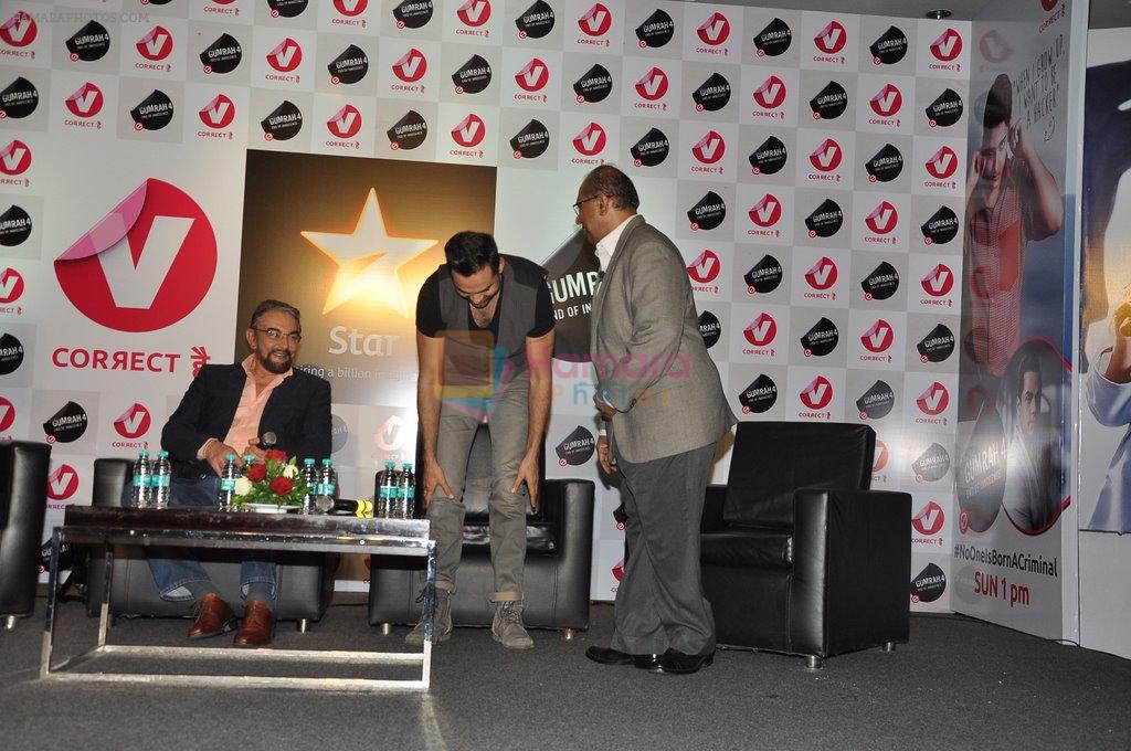 Abhay Deol, Kabir Bedi at Channel V panel discussion on Juvenile Justice Bill in Novotel, Mumbai on 26th Aug 2014