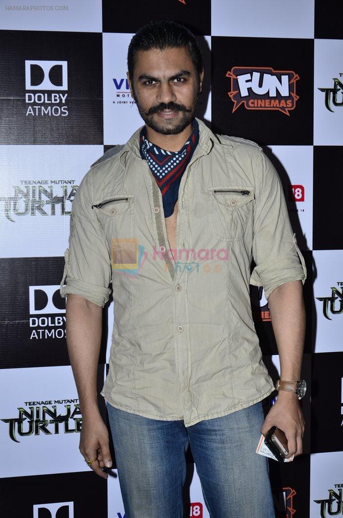 Gaurav Chopra at Ninja Turtles screening in Mumbai on 27th Aug 2014