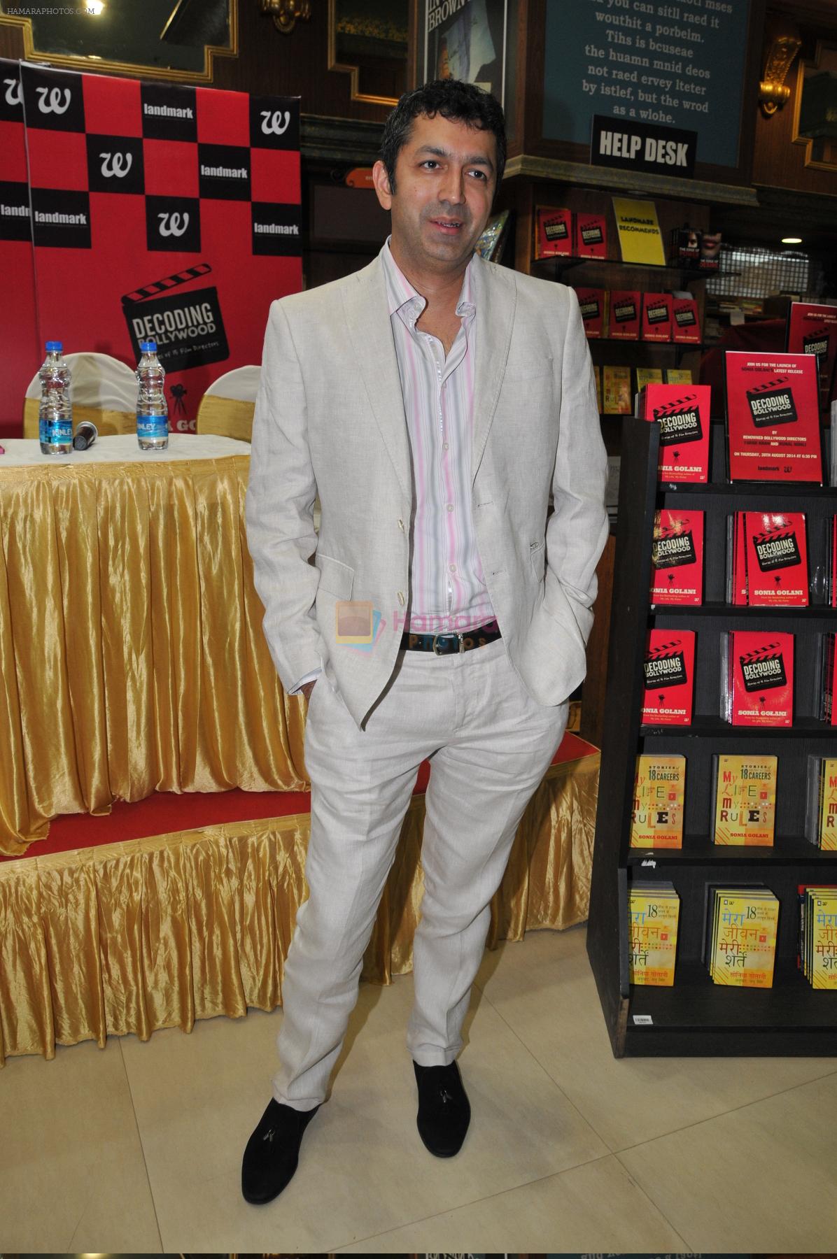 Director Kunal Kohli seen at Decoding Bollywood book launch event by Author Sonia Golani of Westland publishers