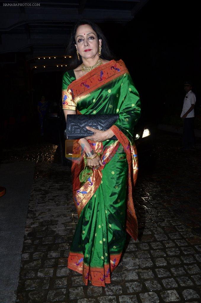 Hema Malini at Nikitan Dheer wedding reception in ITC Grand Maratha on 3rd Sept 2014
