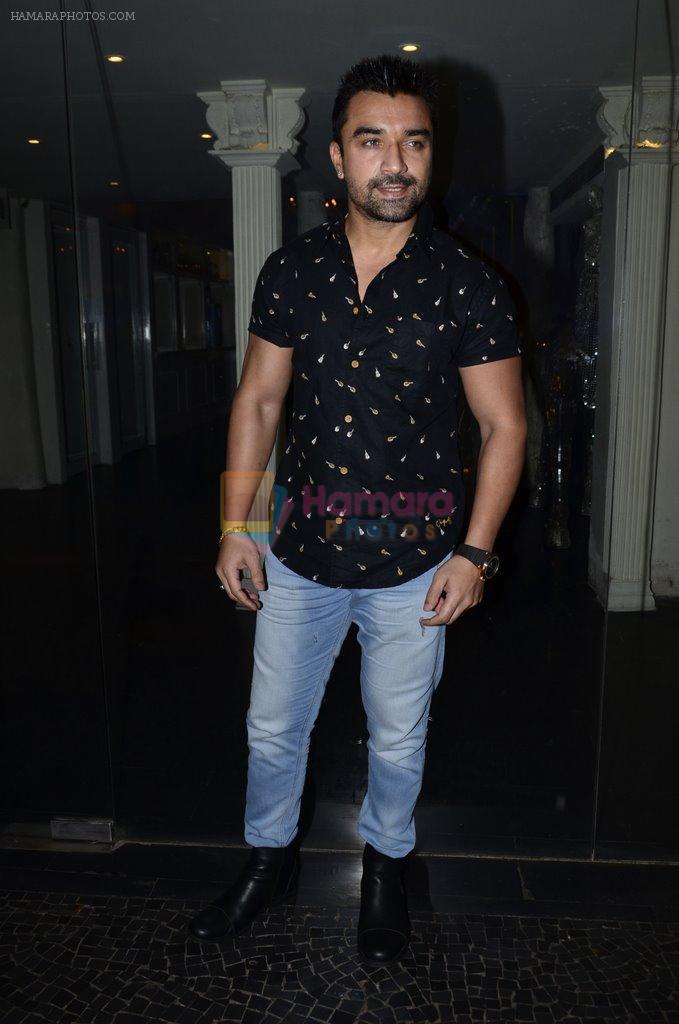 Ajaz Khan at Simply Baatein show bash in Villa 69 on 3rd Sept 2014