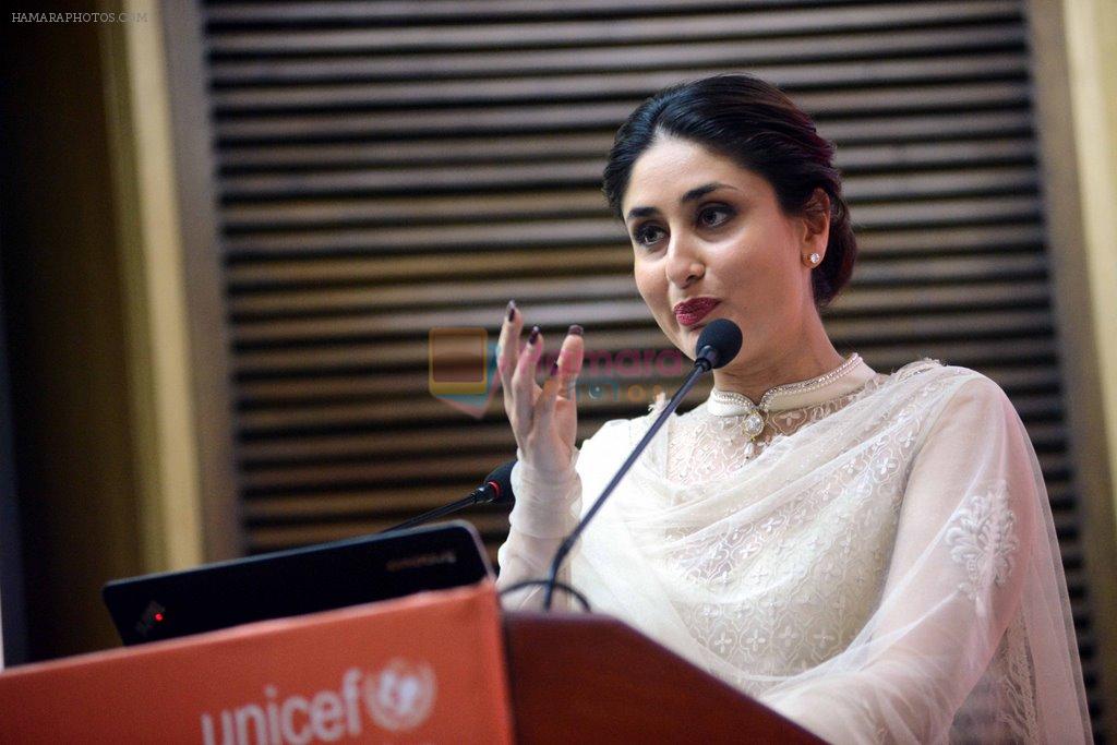 Kareena Kapoor in Unicef Programme in Delhi on 4th Sept 2014