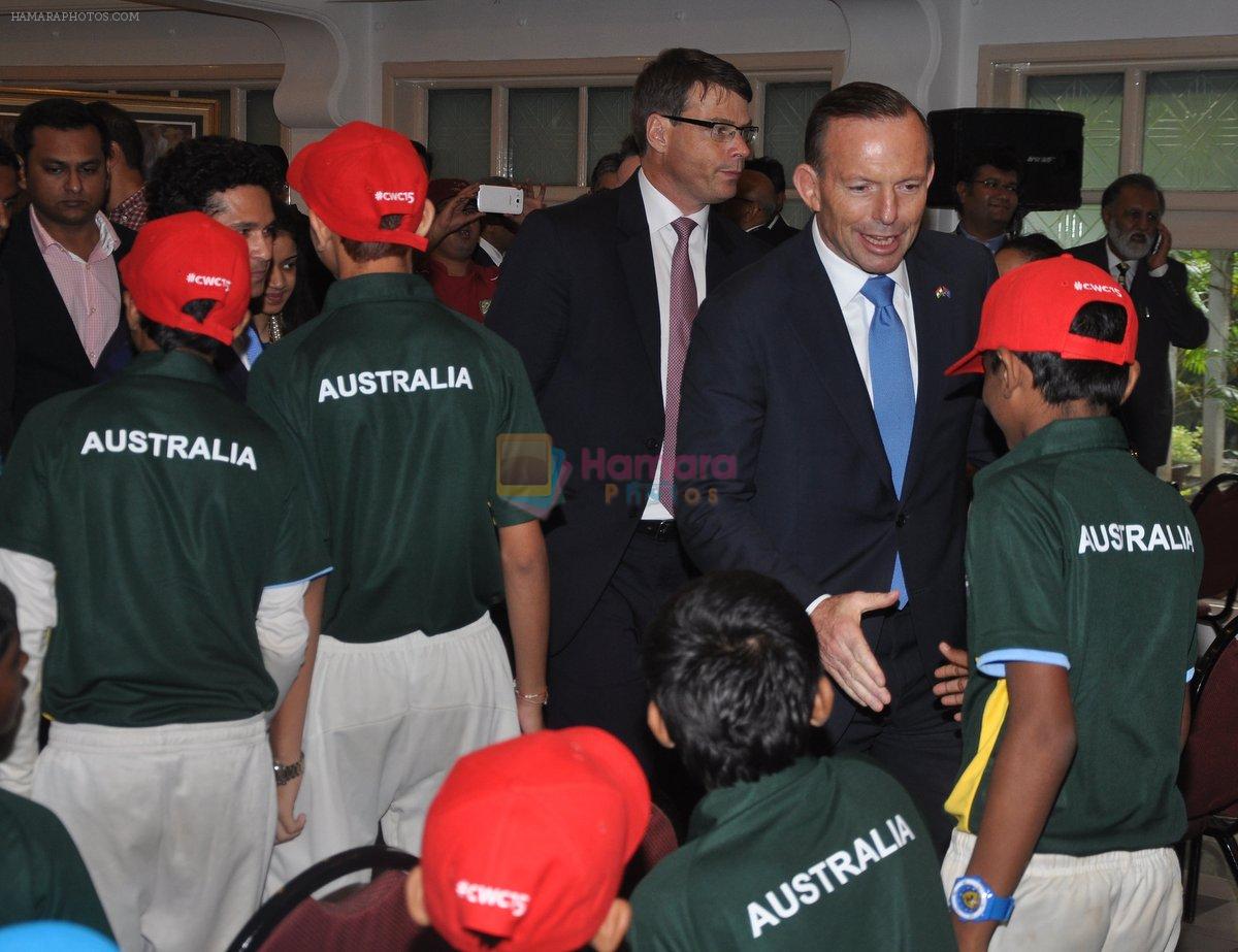 Tony Abbott(Australian PM) at Anupam Sharma's UnIndian movie launch in Mumbai on 4th Sept 2014