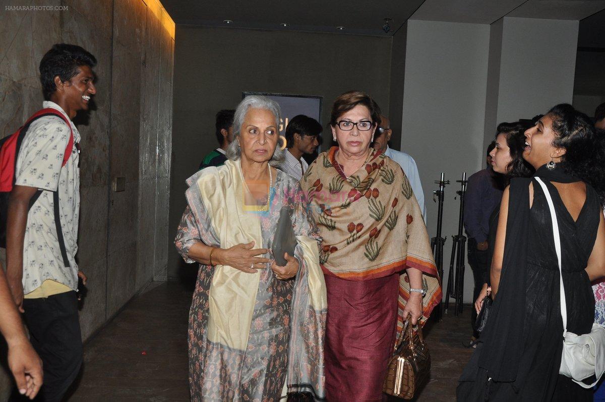 Helan, Waheeda Rehman at Mary Kom Screening in Mumbai on 5th Sept 2014