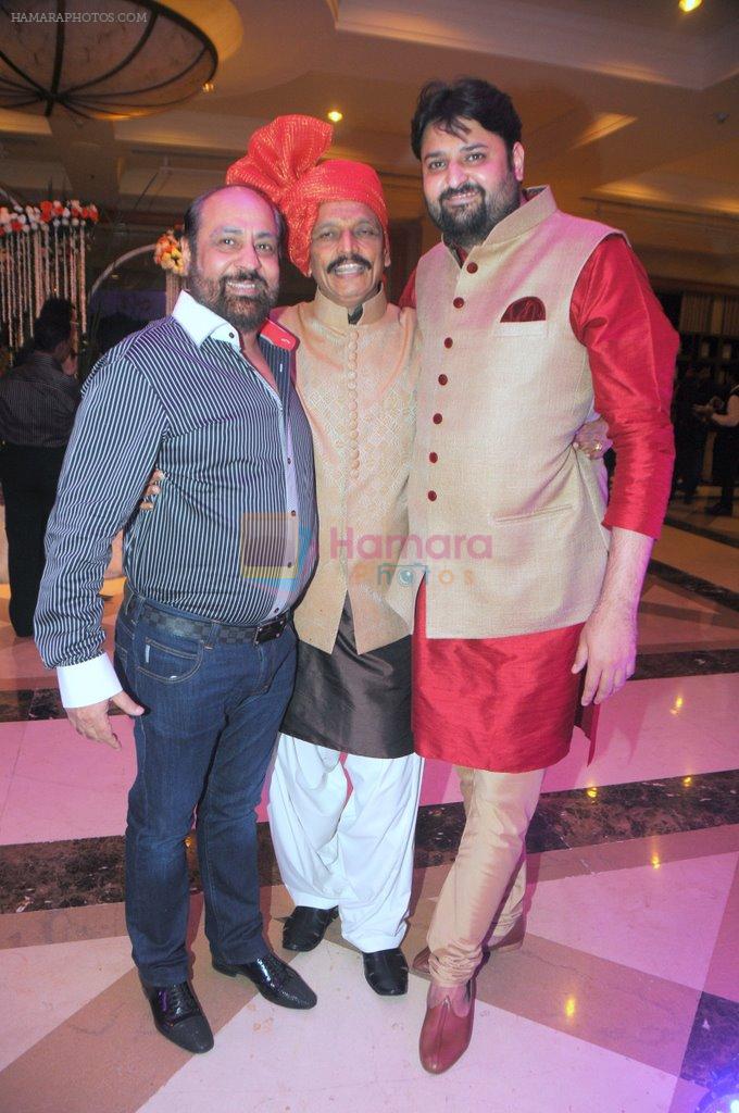 Bhai Jagtap with Mohit Khamboj at Designer Manali Jagtap Engagement in JW Marriott on 6th Sept 2014