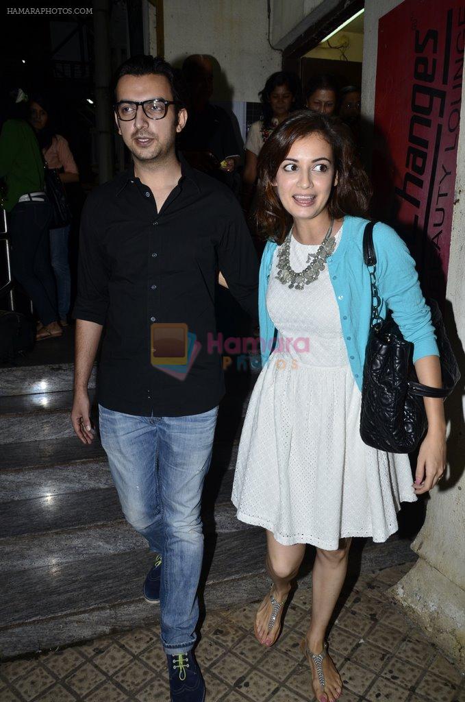 Dia Mirza at Finding Fanny screening in Mumbai on 7th Sept 2014