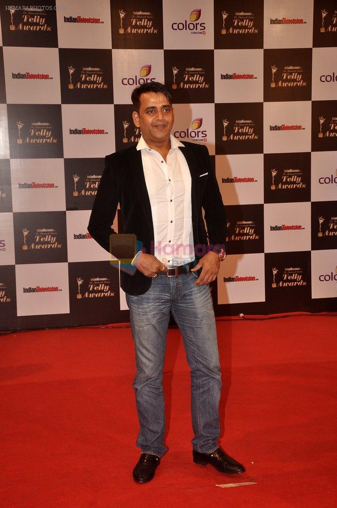 Ravi Kishan at Indian Telly Awards in Filmcity, Mumbai on 9th Sept 2014