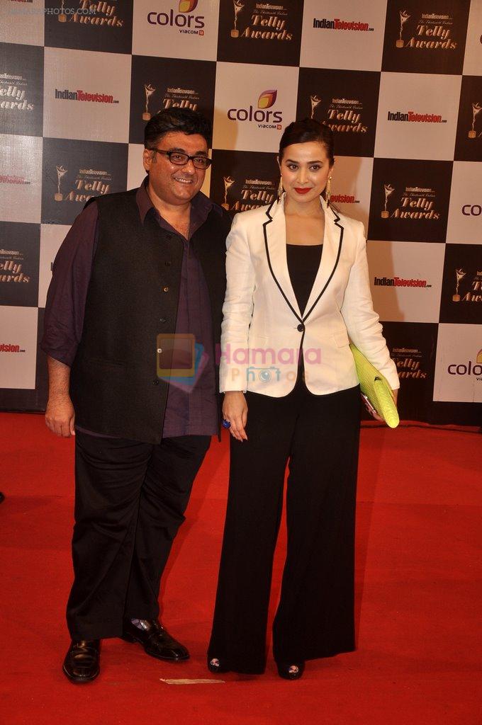 Simone Singh at Indian Telly Awards in Filmcity, Mumbai on 9th Sept 2014
