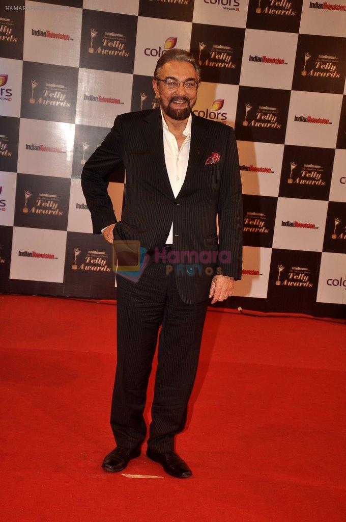Kabir Bedi at Indian Telly Awards in Filmcity, Mumbai on 9th Sept 2014
