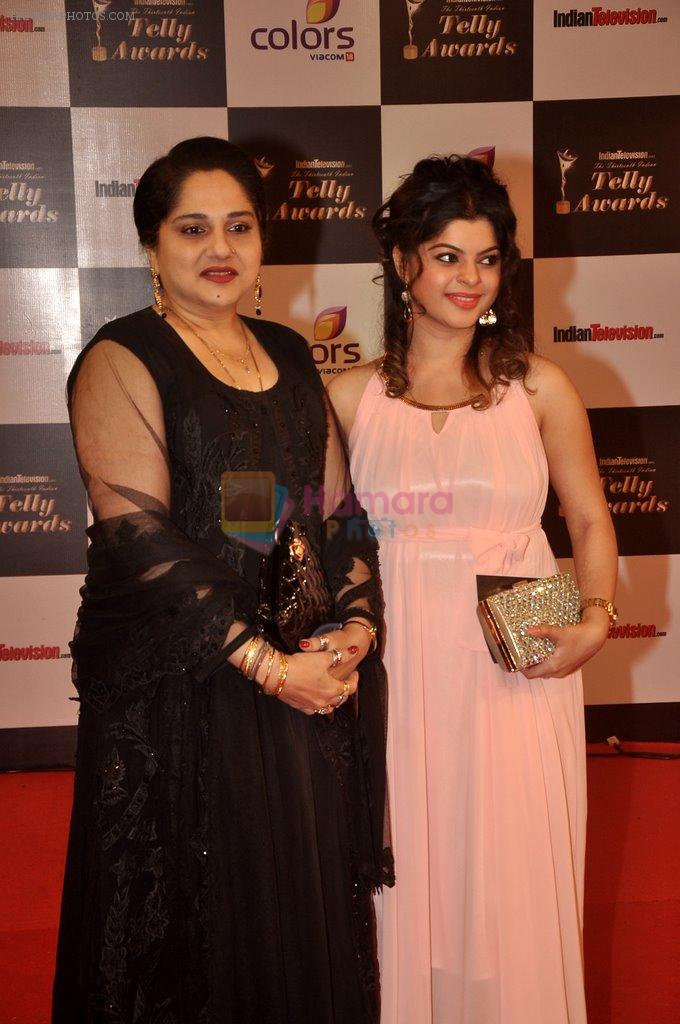 Shagufta Ali at Indian Telly Awards in Filmcity, Mumbai on 9th Sept 2014
