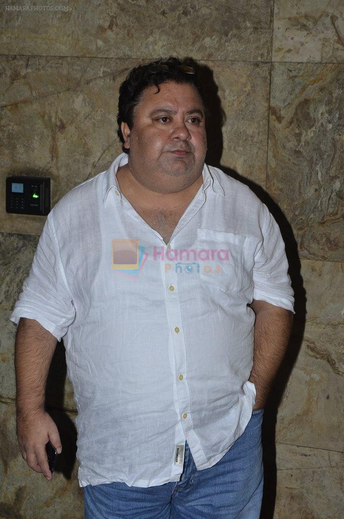 Manoj Pahwa snapped at a screening in Lightbox on 10th Sept 2014
