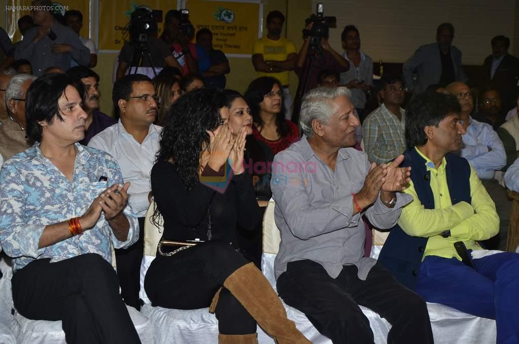 Rahul Roy, Raju Shrivastav,Sambhavna Seth attend Talk Show launch Apnaa Ilaaj Apne Haath  - Body Cleasing Therapy by Dr. Piyush Saxena and show anchored by Kunickaa Sadanand on 12th Sept 2014