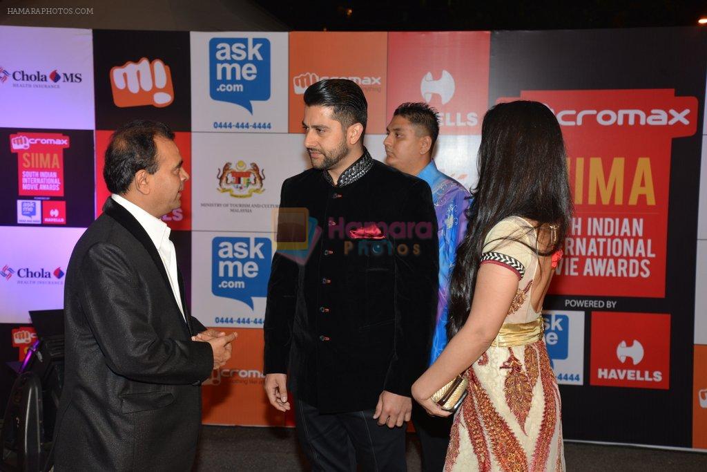 Aftab Shivdasani on day 2 of Micromax SIIMA Awards red carpet on 13th Sept 2014