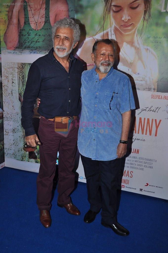 Naseeruddin Shah, Pankaj Kapur at Finding Fanny success bash in Bandra, Mumbai on 15th Sept 2014